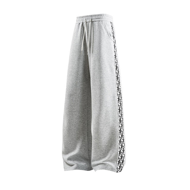 Damen Extraweite Lounge-Sweathose mit seitlichem Logoband und Komfortbund Echo Archiv