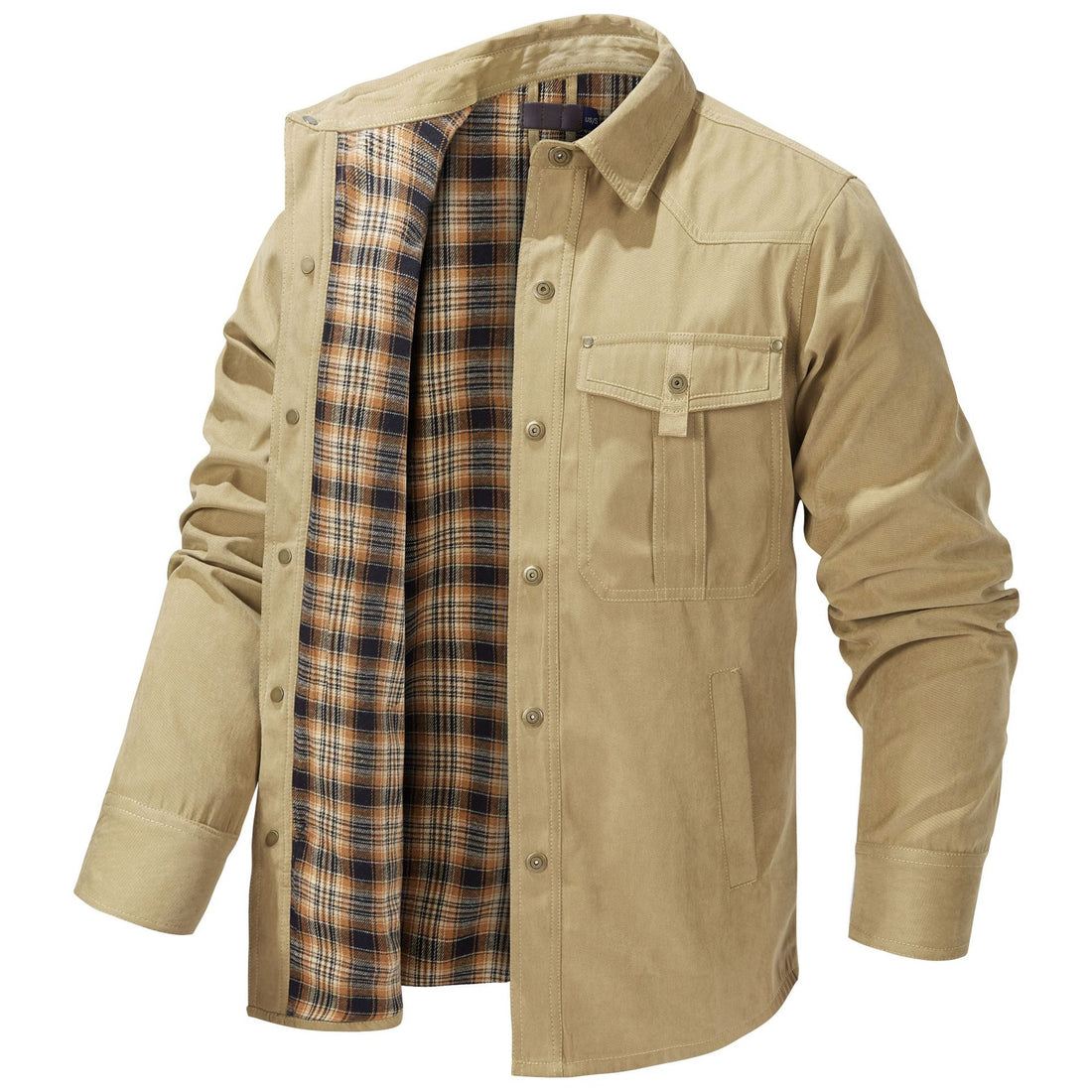 Herren Flanell gefütterte Arbeitsjacke – Taviero