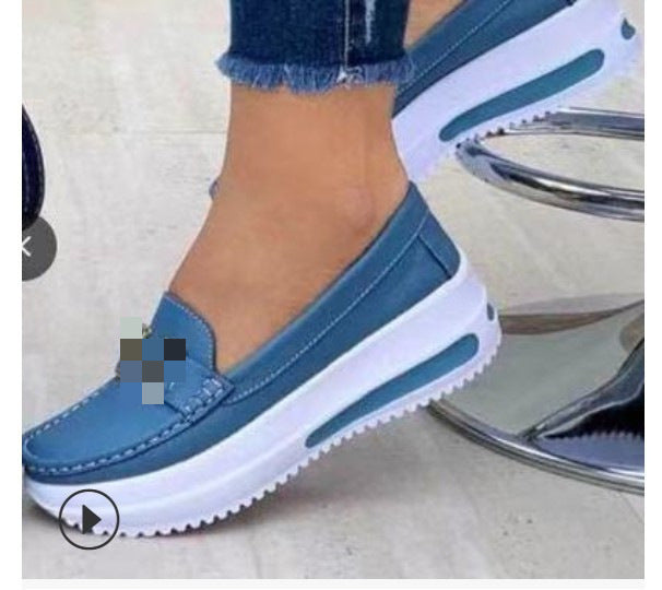 Damen Plateau-Loafer mit Metallic-Textil und leichter Profilsohle – Lioré