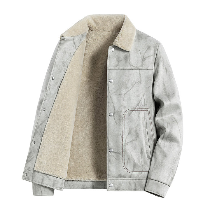 Herren Wendejacke aus Kunstleder mit Kuschelfutter Echo Archiv