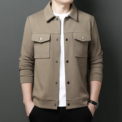 Herren modische Jacke mit praktischen Taschen und modernem Schnitt Echoarchiv