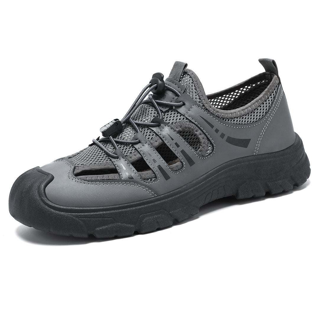 Herren nan robuster Outdoor-Sandalensneaker mit atmungsaktivem Mesh, Schnellzug-Bungee und griffiger Profilsohle Echo Archiv
