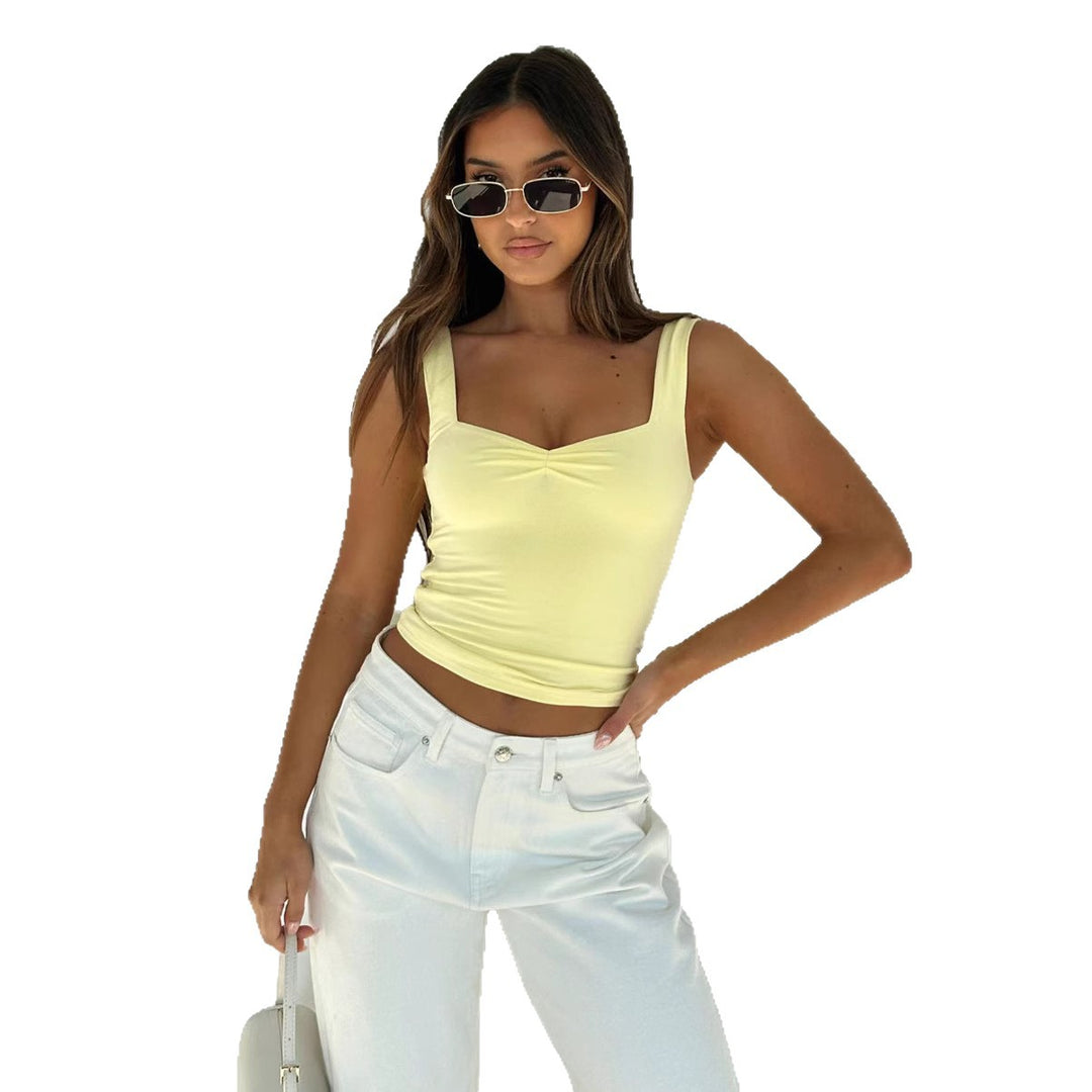 Damen Modisches Basic Top mit angenehmem Schnitt Echo Archiv