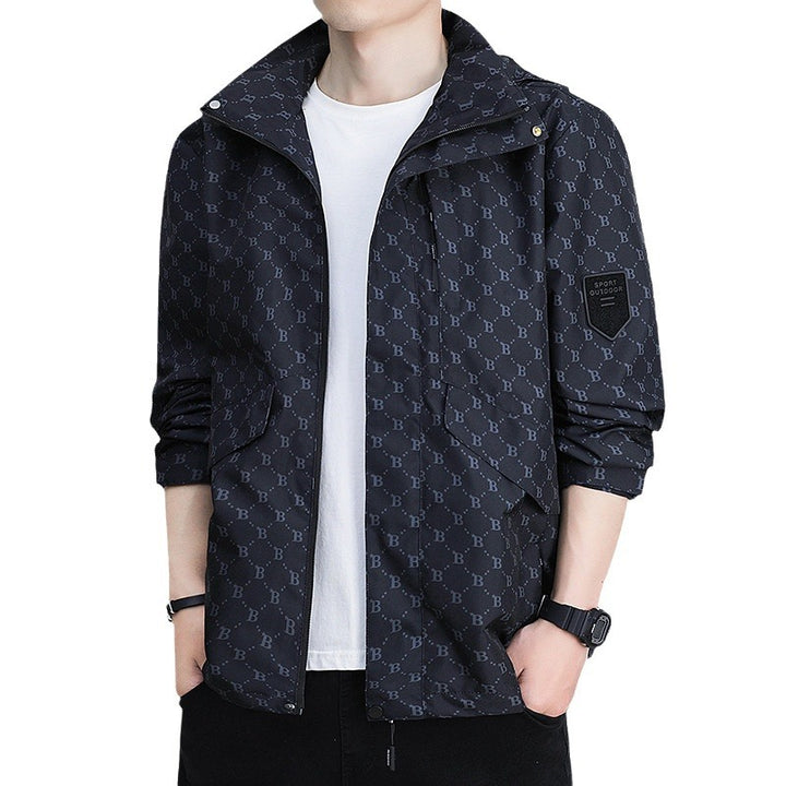 Herren Modische Leichte Outdoorjacke Echoarchiv