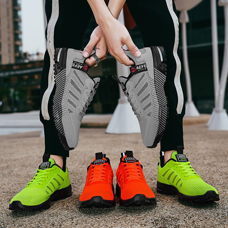 Unisex atmungsaktive Strick-Performance-Sneaker mit gepolsterter Air‑Zwischensohle – Norré