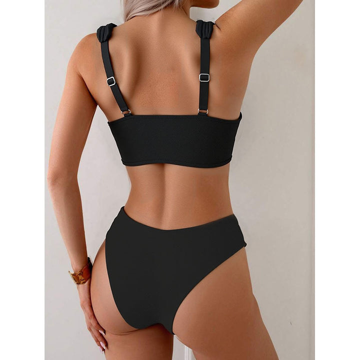 Damen Sportlicher Bikini mit breiten Trägern Echo Archiv