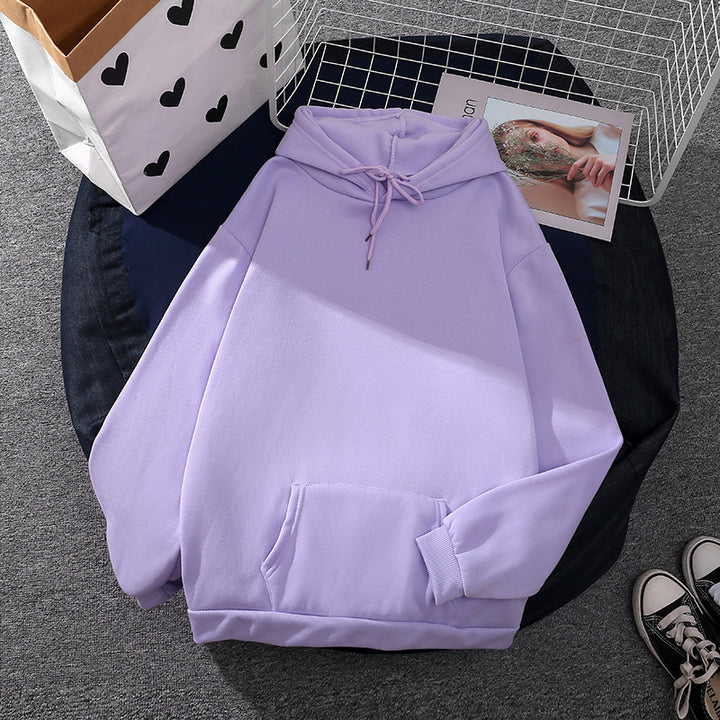 Unisex weicher Oversize-Kapuzenpullover mit hohem Kapuzenkragen und Kängurutasche – Auréline