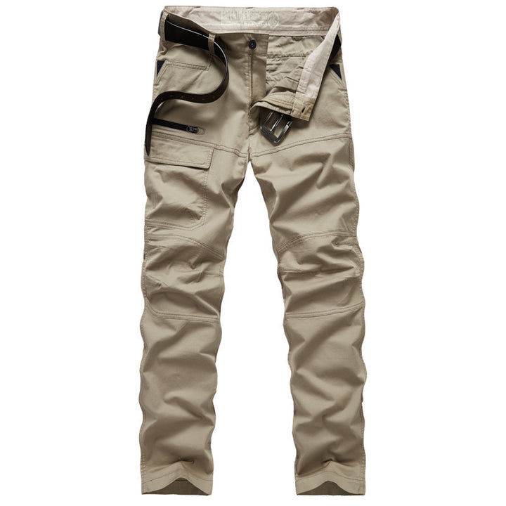 Herren Multifunktionale Cargo-Hose mit robusten Stoff und mehreren Reißverschlusstaschen Echoarchiv