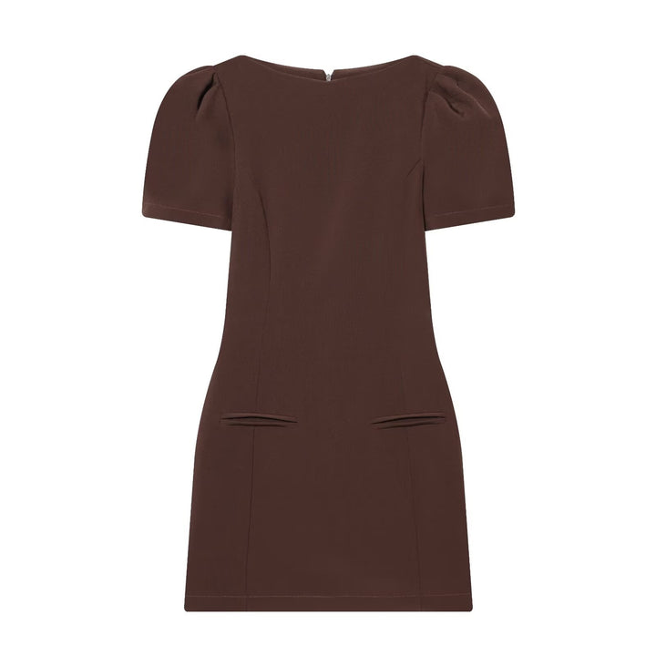 Damenkleid mit Puffärmeln und tailliertem Schnitt Echo Archiv