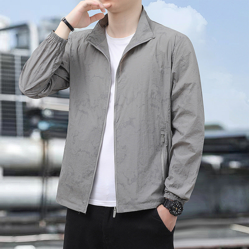 Herren Moderne Sportjacke Echo Archiv