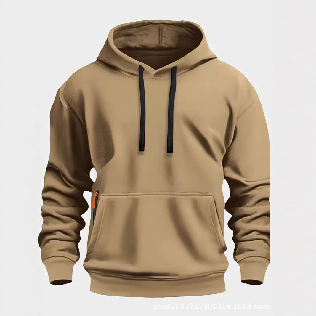 Herren sportlicher Kapuzenpullover mit praktischen Taschen und atmungsaktivem Material Echoarchiv