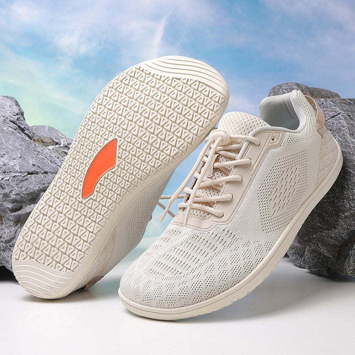 Unisex nan barfuß-inspirierter Strick-Sneaker mit elastischer Passform, Schnellzugkordel und griffiger Vollgummi-Laufsohle Echo Archiv