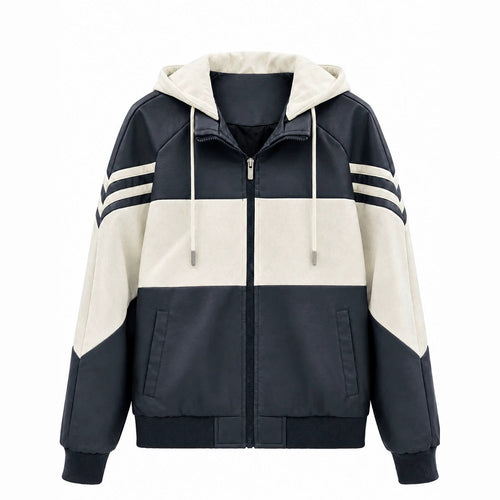 Damen Sportliche Kapuzenjacke Echo Archiv