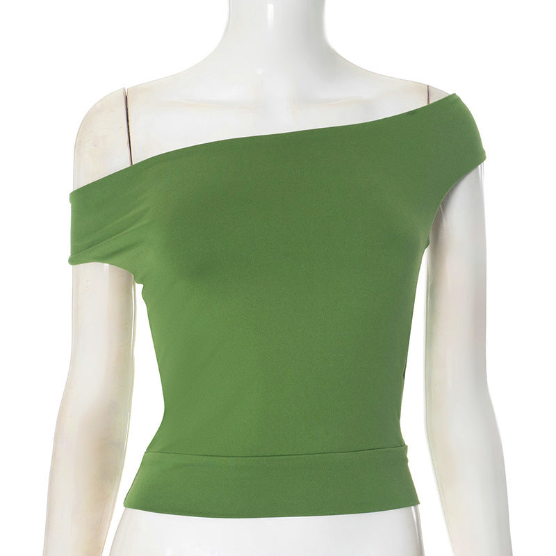 Damen trendiges Neckholder-Top mit elegantem V-Ausschnitt und figurschmeichelndem Schnitt Echo Archiv