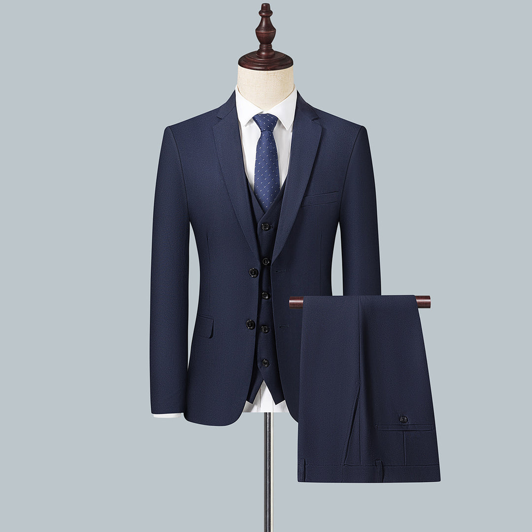 Herren Schmal geschnittenes City-Sakko mit minimalistischem Revers und eleganten Pattentaschen – Tianoro