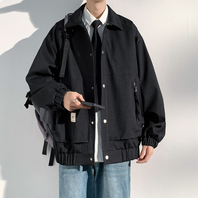 Herren lockere Utility-Jacke Echoarchiv