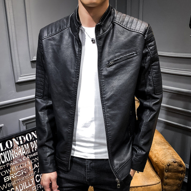 Herren Stylishe Bikerjacke Echo Archiv