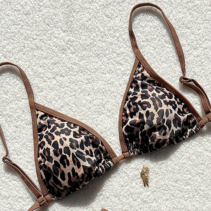 Damen Triangel-Bikini mit exotischem Print und verstellbaren Trägern Echo Archiv