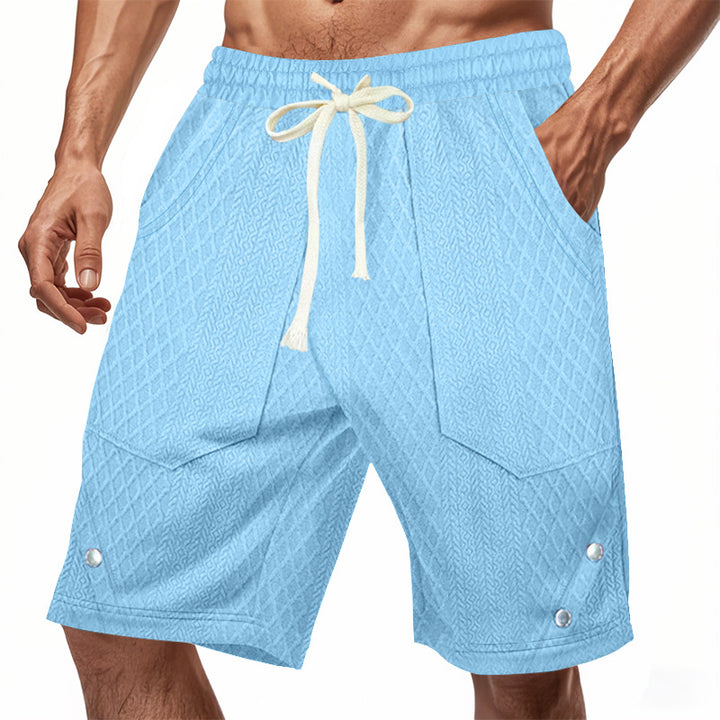 Herren lässige Cargo-Shorts mit strukturiertem Design und praktischen Seitentaschen Echoarchiv