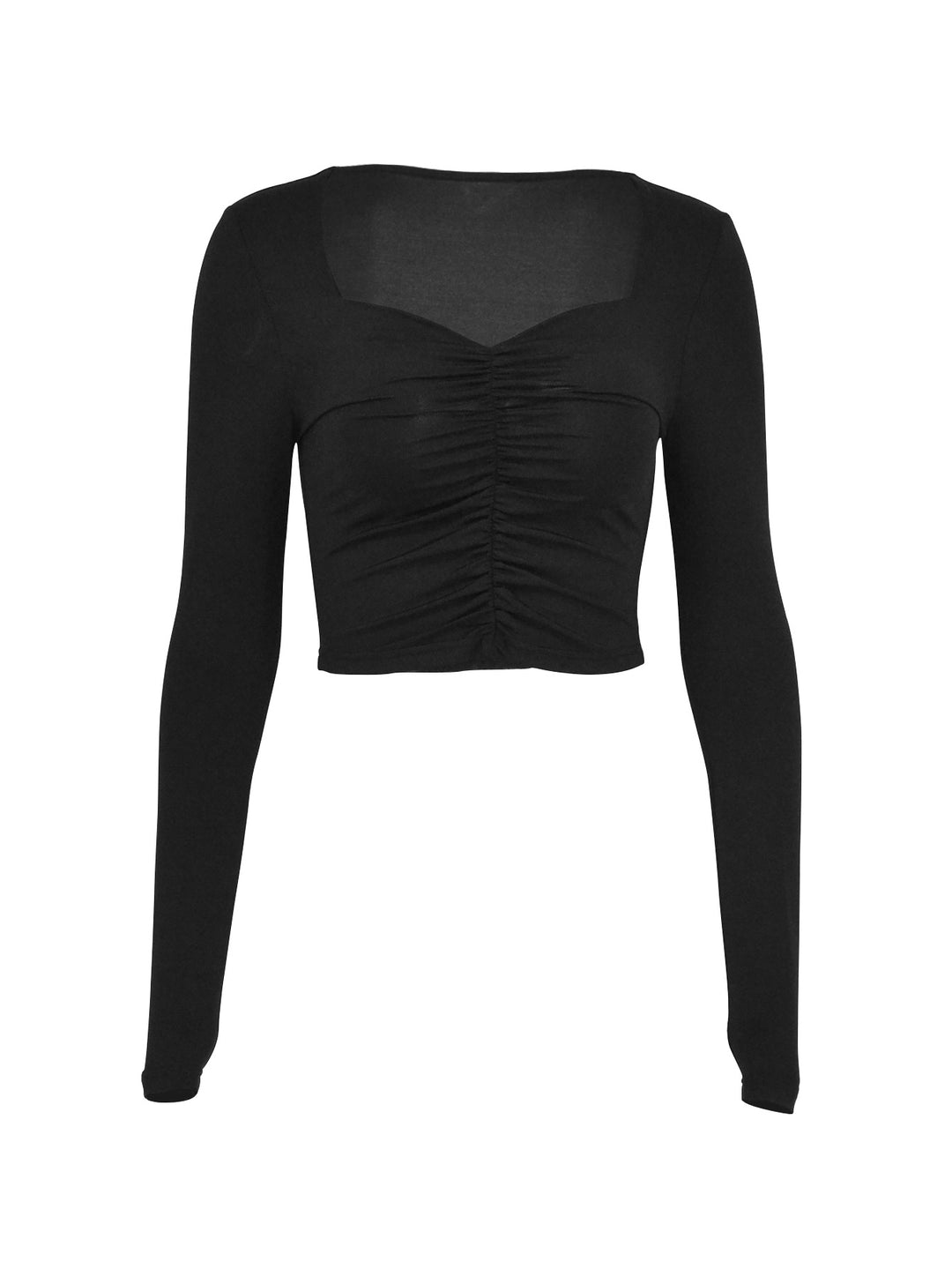 Damen Crop-Top mit raffinierten Raffungseffekten Echo Archiv