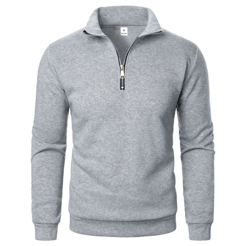 Herren Sportlicher Sweatpullover mit Stehkragen Echoarchiv