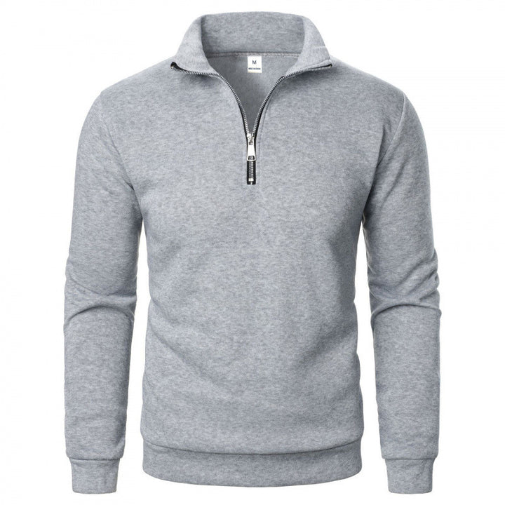 Herren Sportlicher Sweatpullover mit Stehkragen Echoarchiv