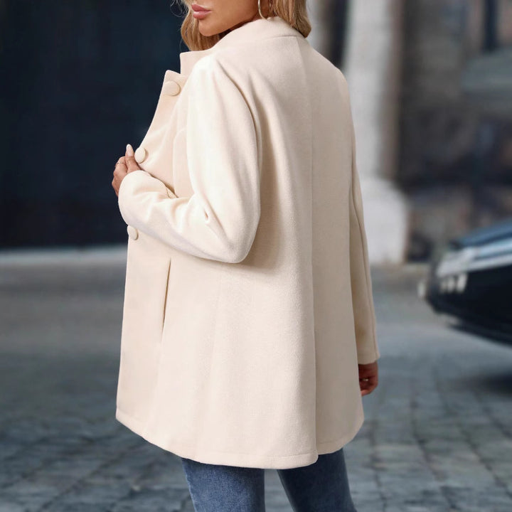 Damen Elegante und moderne Wollmantel – Montévia
