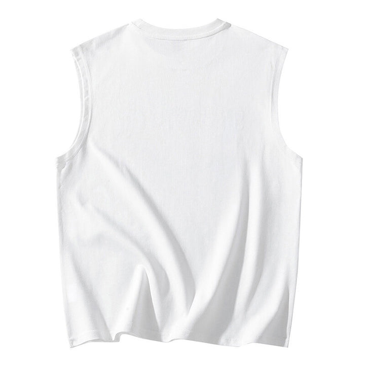 Herren ärmelloses T-Shirt mit stylischem Nähdetail Echoarchiv