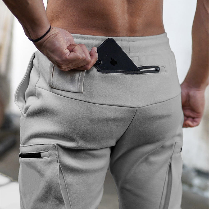 Herren Cargo-Jogginghose mit praktischen Reißverschlusstaschen und modernem Schnitt Echoarchiv