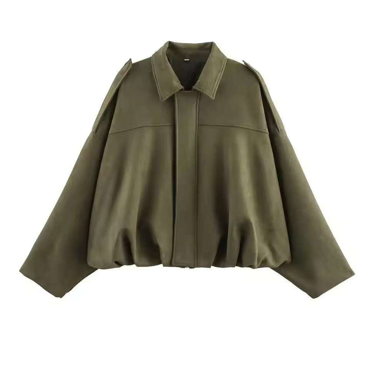 Damen Modische Oversized Jacke Echo Archiv