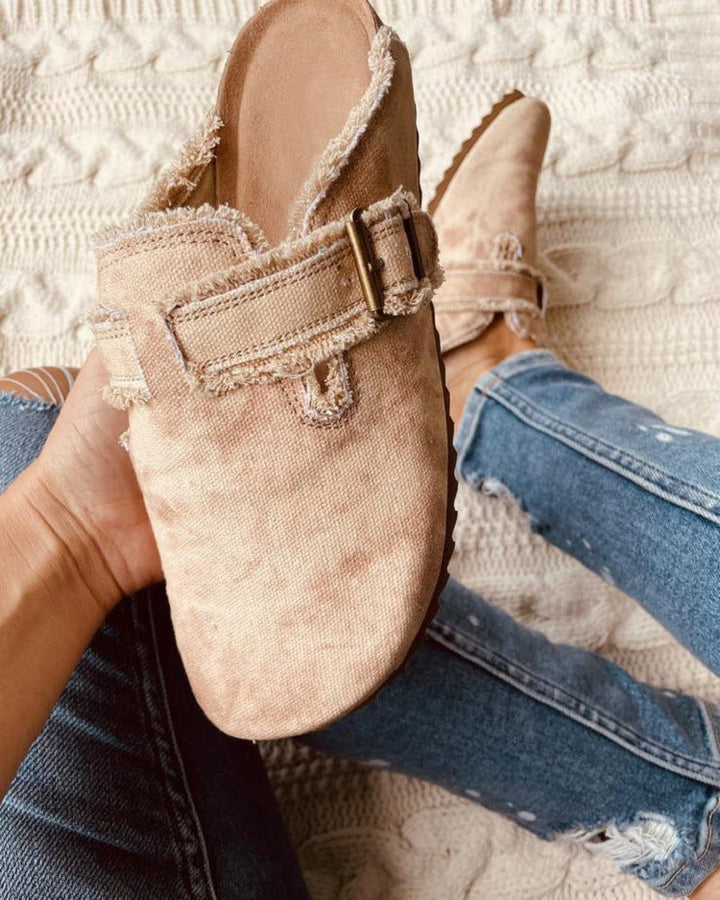 Damen Clogs mit lässigem Camouflage-Design und weichem Fußbett Echoarchiv