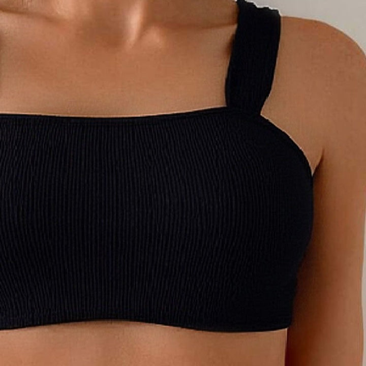 Damen Crop-Bikini-Set mit breiten Trägern Echo Archiv