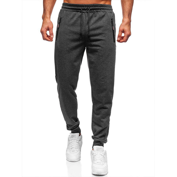 Herren Sportliche Jogginghose mit praktischen Reißverschlusstaschen Echoarchiv