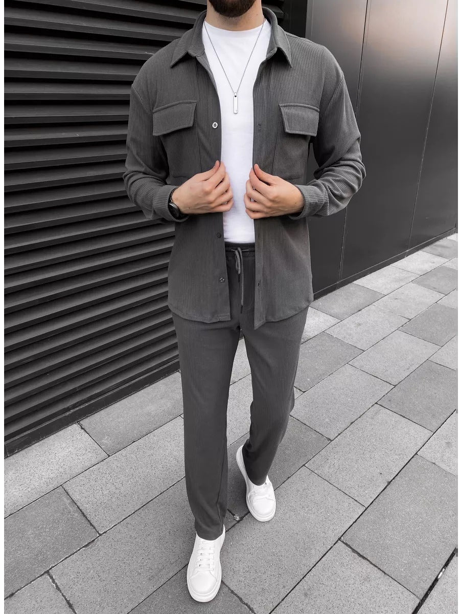 Herren modische Freizeitjacke mit praktischen Taschen und modernem Schnitt Echoarchiv