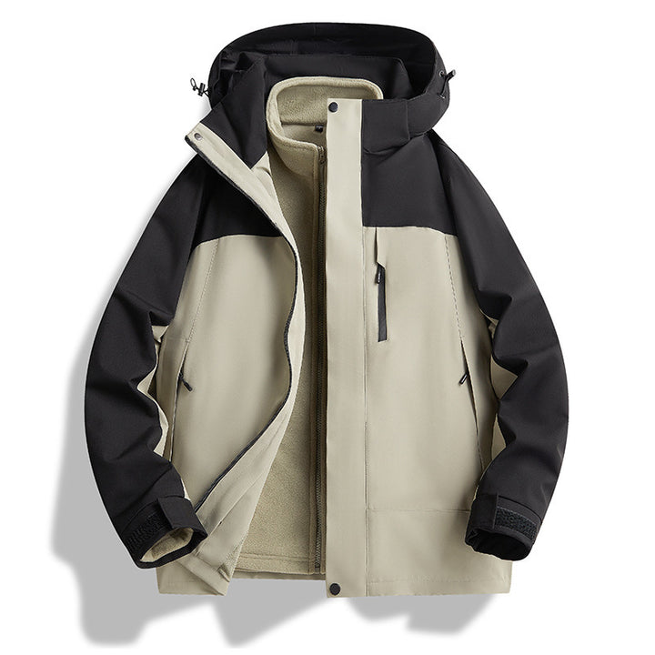 Herren Wasserfeste Funktionale Outdoor-Jacke Echo Archiv