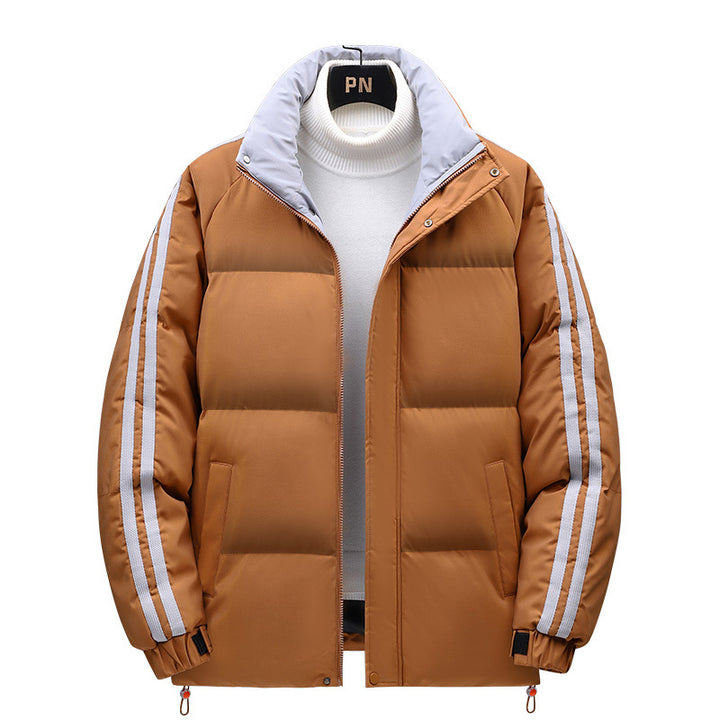 Herren Winterliche Steppjacke mit isolierendem Innenfutter und verstellbarer Kapuze Echoarchiv