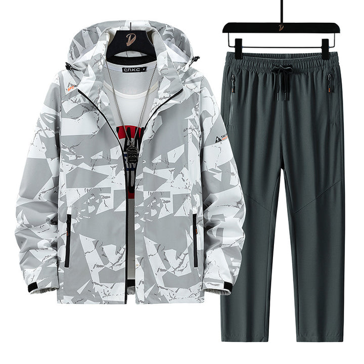 Herren Sportliches Trainingsanzug Echo Archiv