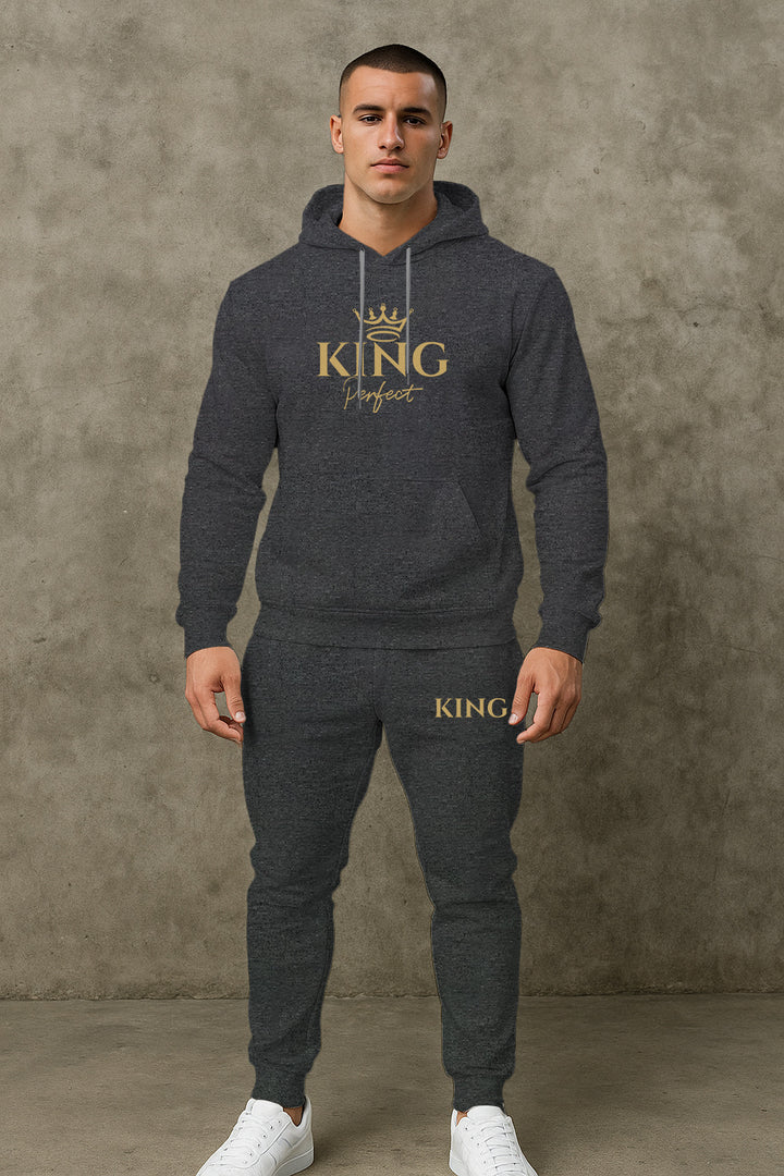 Herren Premium Kapuzenpullover und Jogginghose Set Echoarchiv