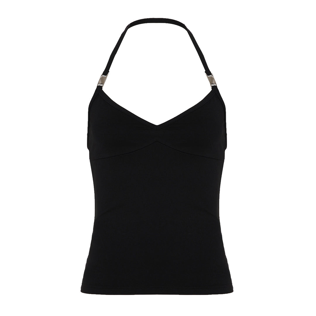 Damen Sportliches Spaghetti-Trägertop mit eleganten Akzenten Echo Archiv