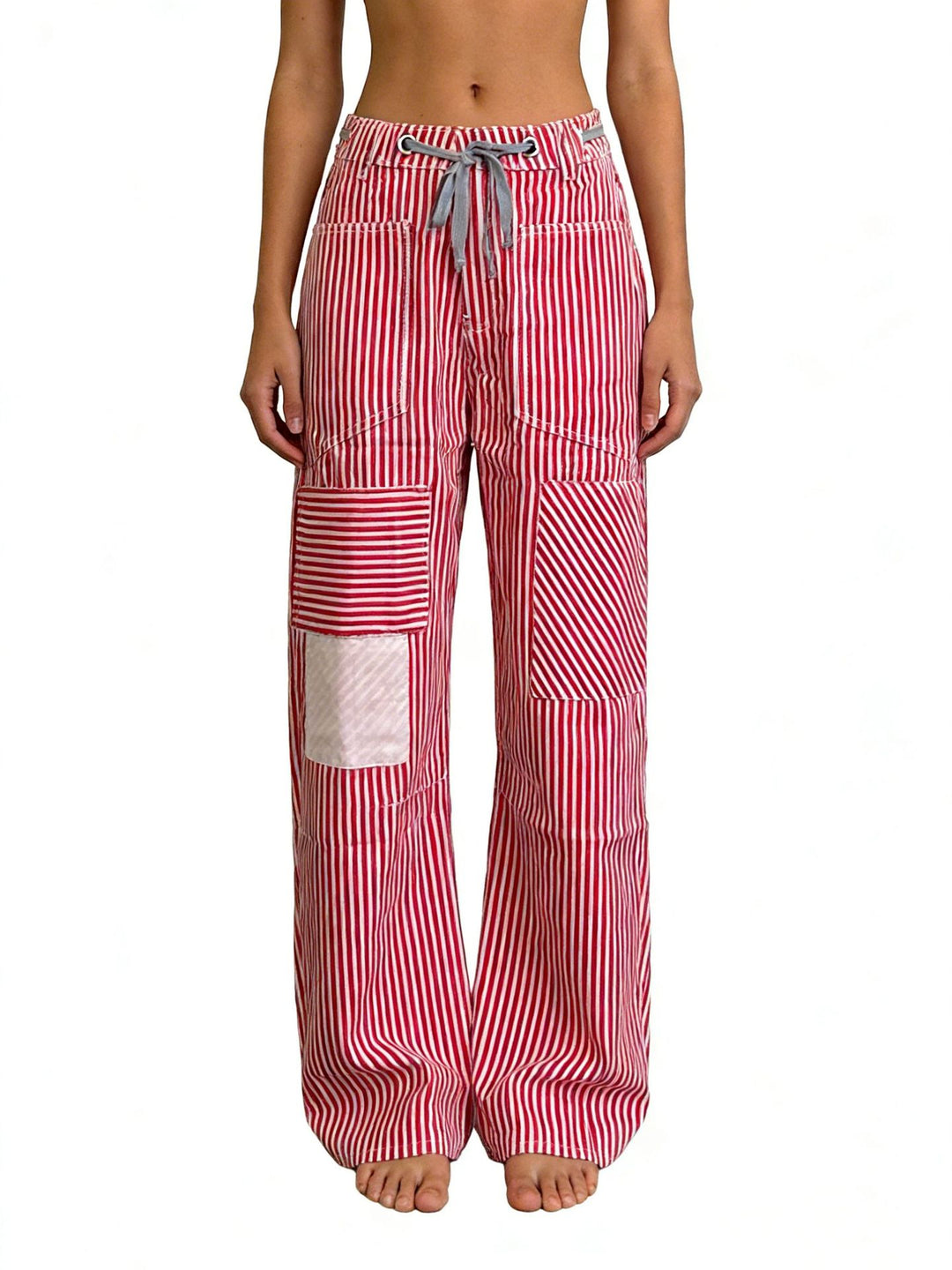 Damen weite Cargo-Hose mit praktischen Taschen und einzigartigem Design Echo Archiv