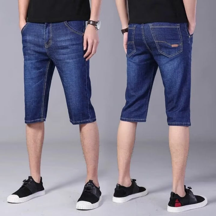 Herren lässige Denim-Shorts im modernen Schnitt mit praktischen Taschen Echoarchiv