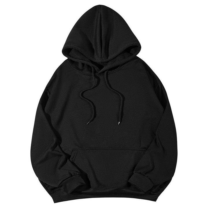 Unisex Oversize-Fleece-Hoodie mit tiefer Schulter, Kängurutasche und breitem Rippbund Echo Archiv
