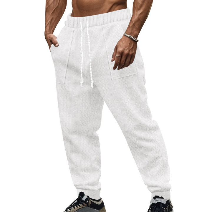 Herren stylische Freizeit-Hose im modernen Strickdesign Echoarchiv