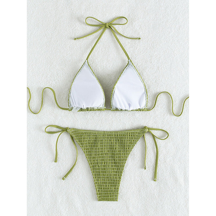 Damen Raffiniertes Wickel-Bikini-Set Echo Archiv