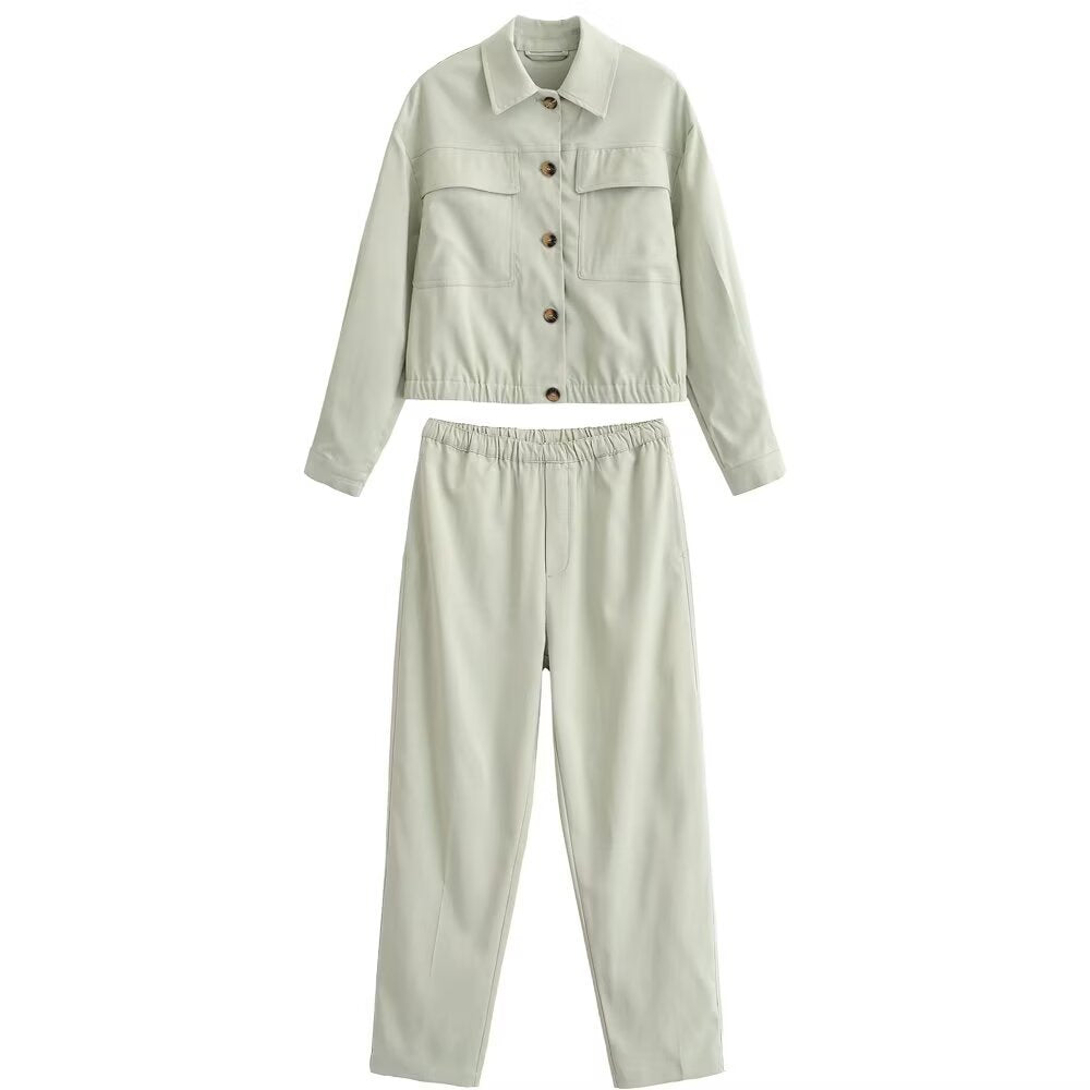 Damen Relaxed-Hose mit elastischem Bund und geradem Bein Echo Archiv
