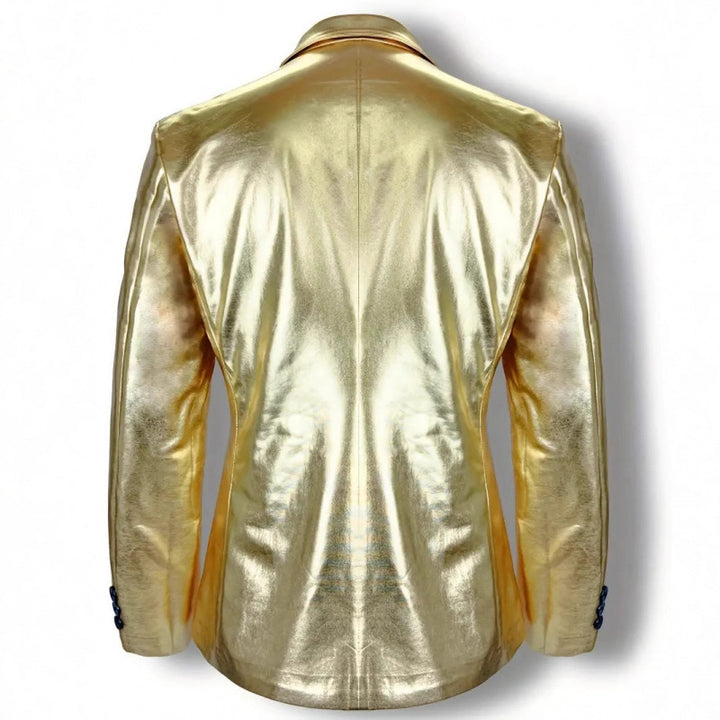 Herren Glamouröser Satin-Anzug Echoarchiv