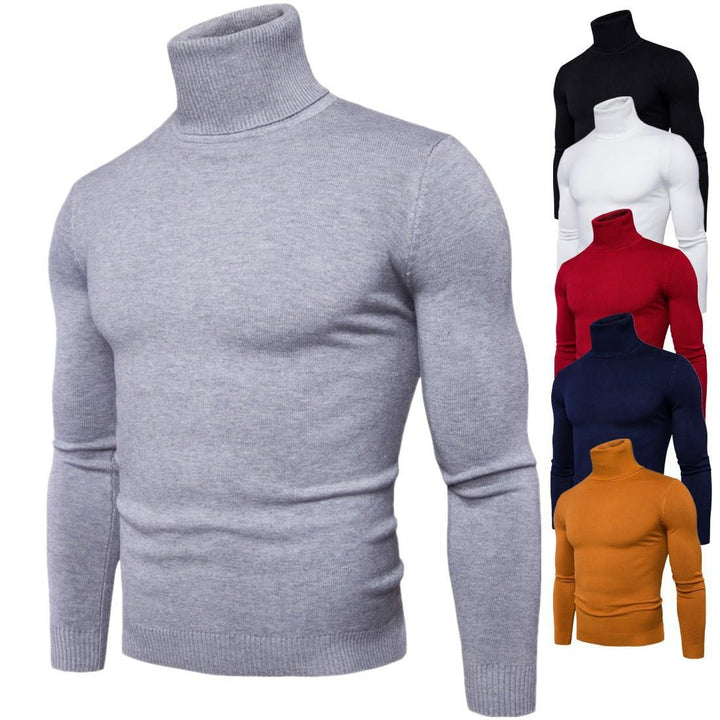 Herren Rollkragenpullover aus weichem Merinowolle Echoarchiv