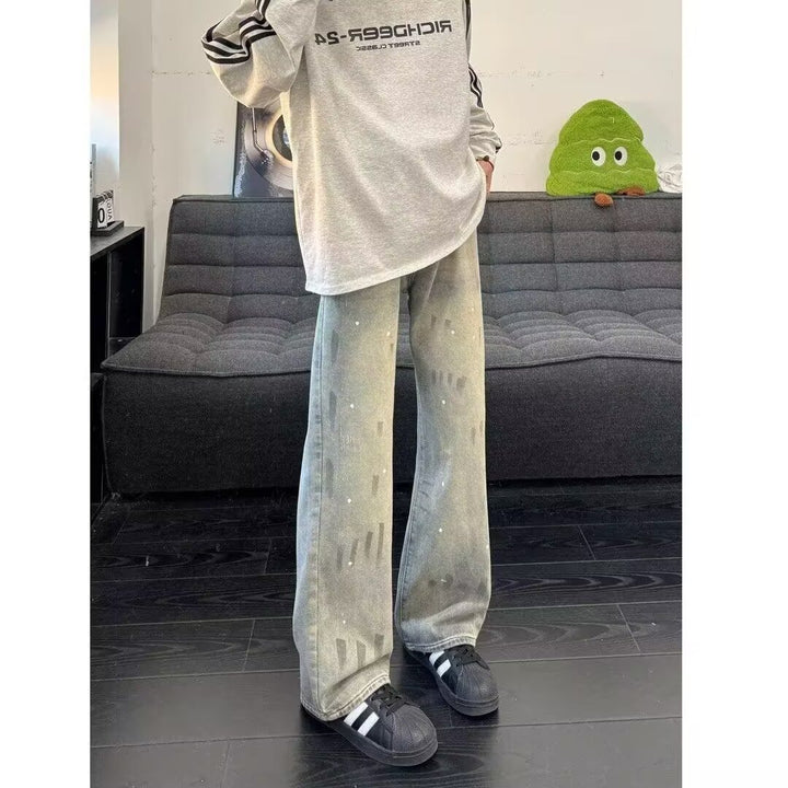 Damen Weit geschnittene Streetwear Jeans Echo Archiv