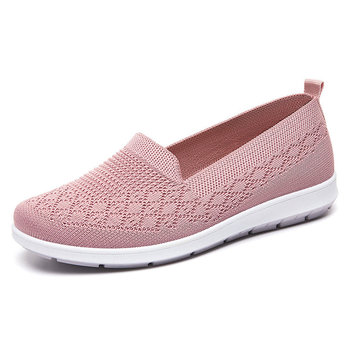 Damen nan nahtloser Strick-Slipper mit elastischem Einstieg und dämpfender EVA-Laufsohle Echo Archiv