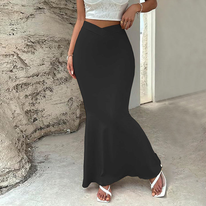 Damen figurbetontes Bleistiftkleid mit schwingendem Saum Echo Archiv